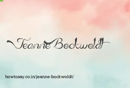Jeanne Bockwoldt