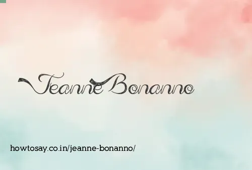 Jeanne Bonanno