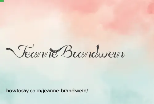 Jeanne Brandwein