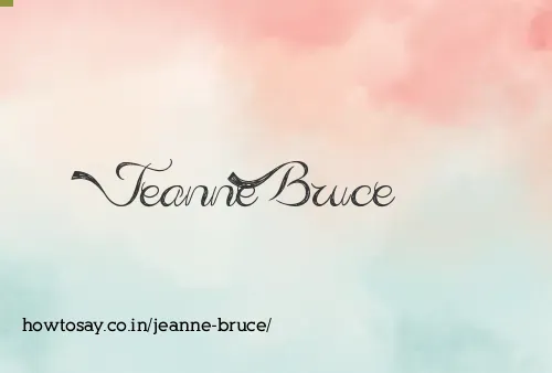 Jeanne Bruce