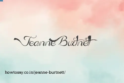 Jeanne Burtnett