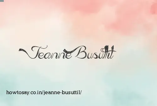 Jeanne Busuttil