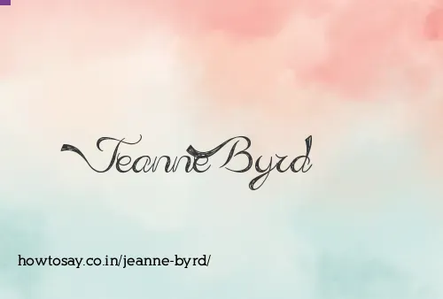 Jeanne Byrd