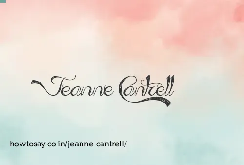 Jeanne Cantrell