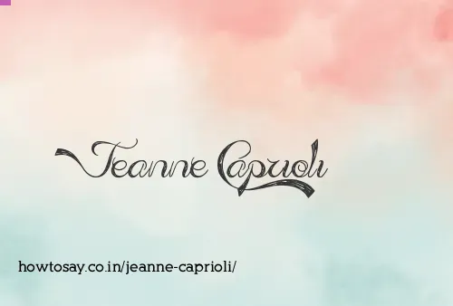 Jeanne Caprioli