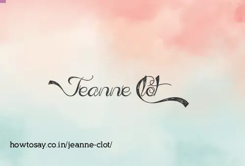 Jeanne Clot