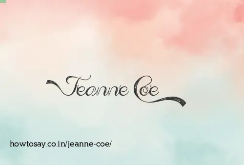 Jeanne Coe