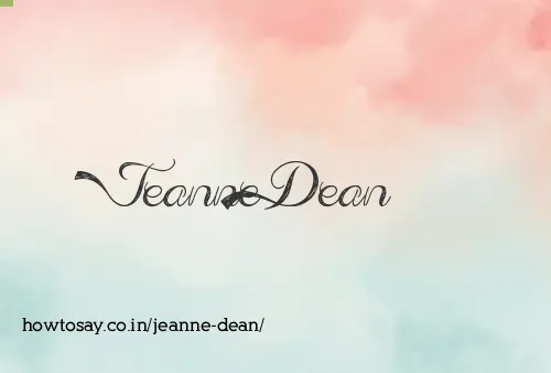 Jeanne Dean