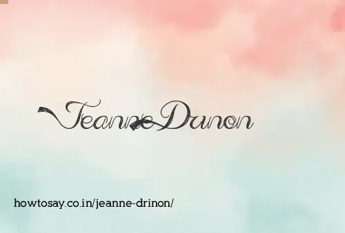 Jeanne Drinon