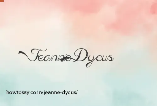 Jeanne Dycus