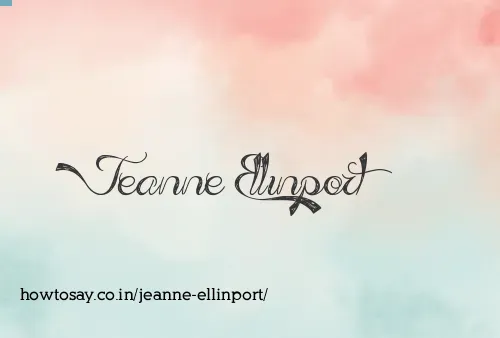 Jeanne Ellinport