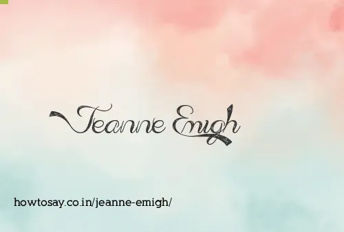 Jeanne Emigh