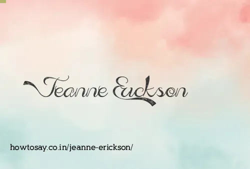Jeanne Erickson