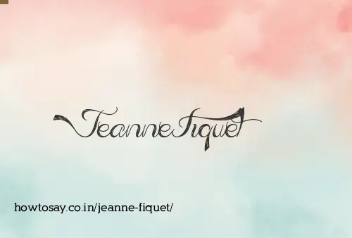 Jeanne Fiquet