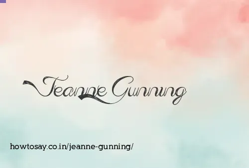 Jeanne Gunning