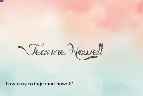Jeanne Howell