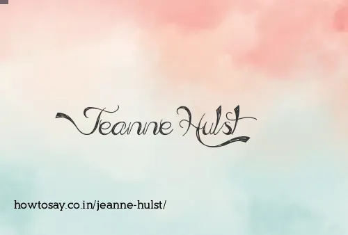 Jeanne Hulst