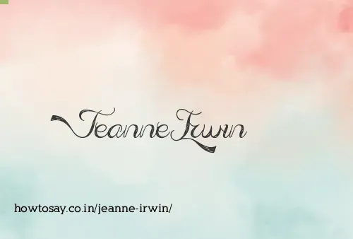 Jeanne Irwin
