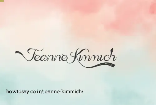 Jeanne Kimmich