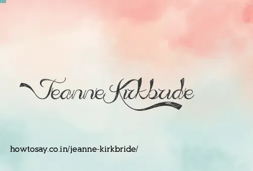 Jeanne Kirkbride