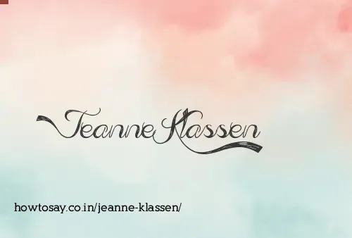 Jeanne Klassen