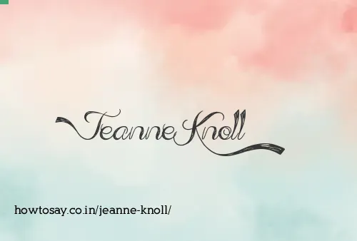 Jeanne Knoll