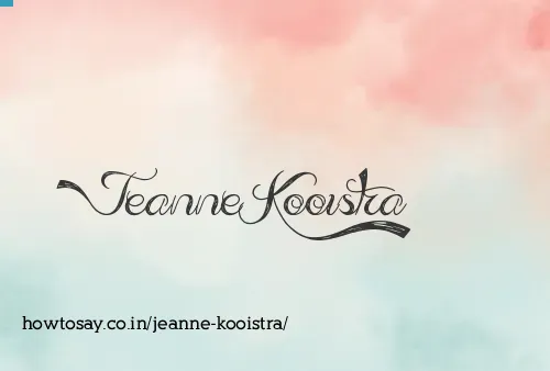 Jeanne Kooistra