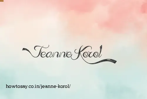 Jeanne Korol