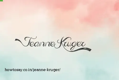 Jeanne Kruger