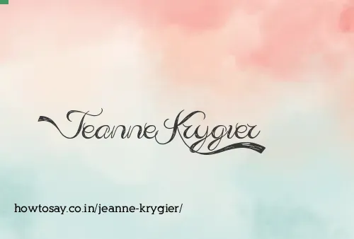Jeanne Krygier