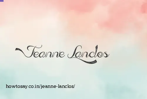 Jeanne Lanclos