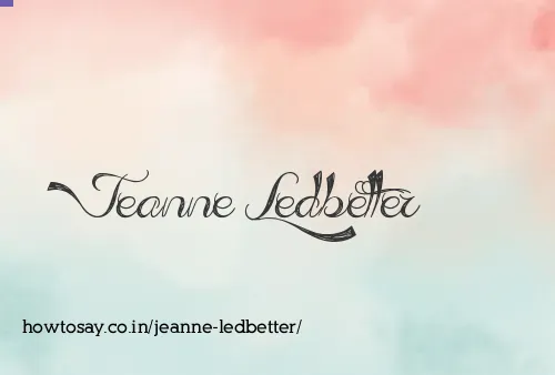 Jeanne Ledbetter