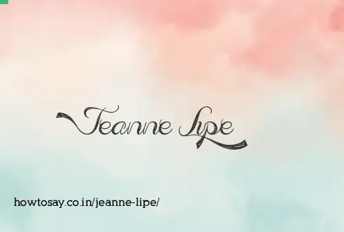 Jeanne Lipe