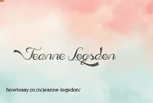 Jeanne Logsdon