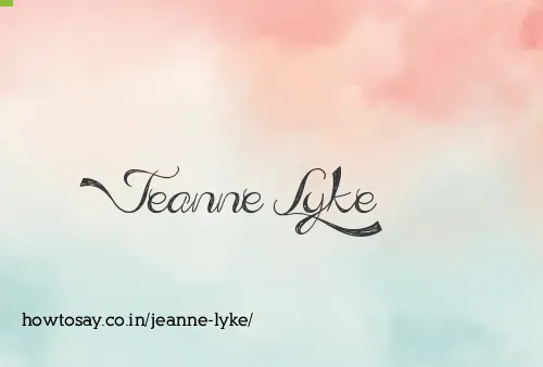 Jeanne Lyke