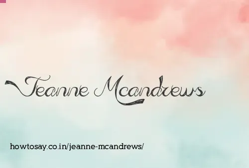 Jeanne Mcandrews
