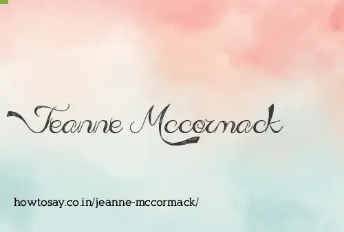 Jeanne Mccormack