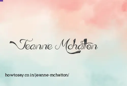 Jeanne Mchatton