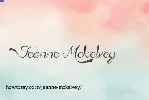 Jeanne Mckelvey