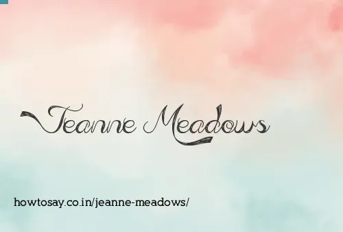 Jeanne Meadows