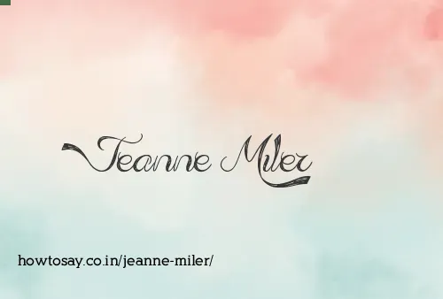 Jeanne Miler