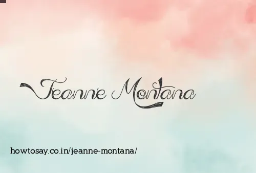 Jeanne Montana