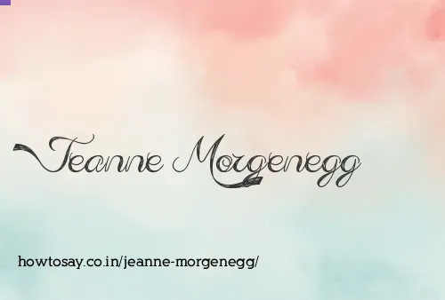 Jeanne Morgenegg