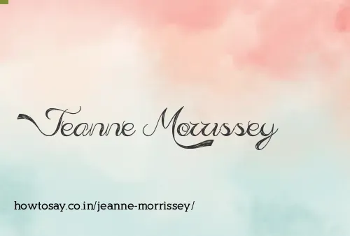 Jeanne Morrissey