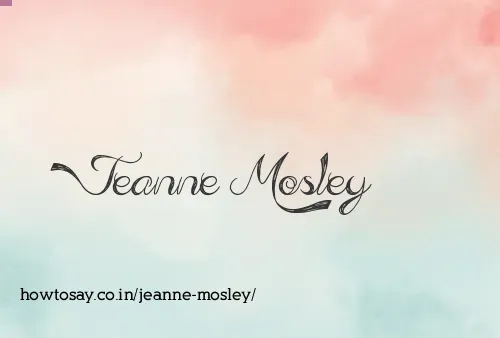 Jeanne Mosley