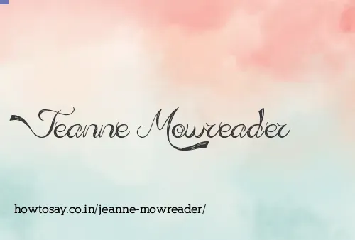 Jeanne Mowreader