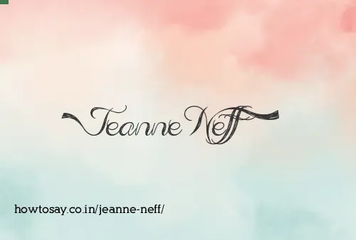 Jeanne Neff