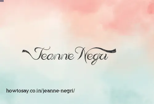 Jeanne Negri