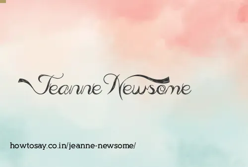 Jeanne Newsome