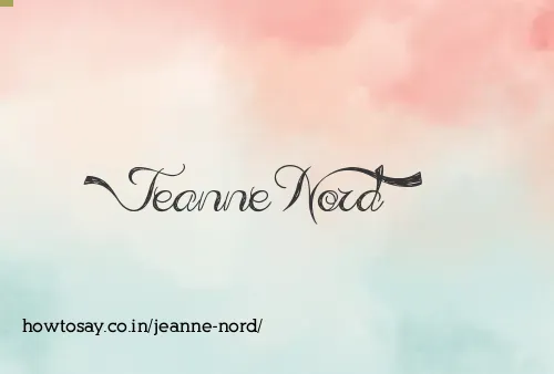 Jeanne Nord